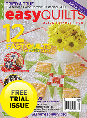 Easy Quilts Magazine Cover
